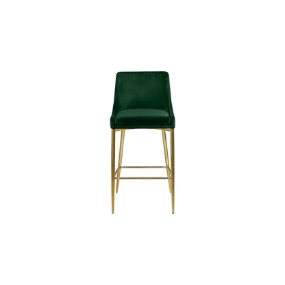 Karina Green Velvet Stool, Set of 2