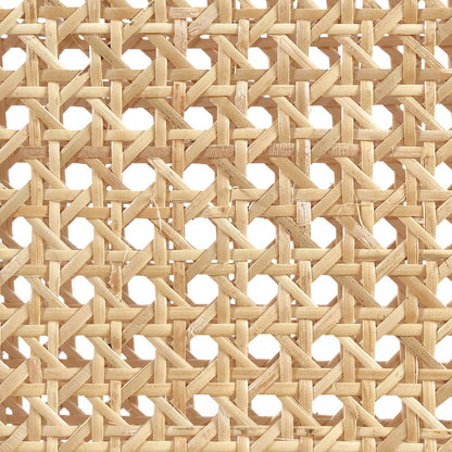 Butterfly 36" White / Natural Solid Wood And Natural Cane Bar Height Table