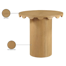 Dahlia 36" Natural Solid Wood And Natural Cane Counter Height Table