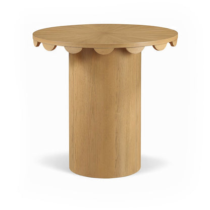 Dahlia 36" Natural Solid Wood And Natural Cane Counter Height Table