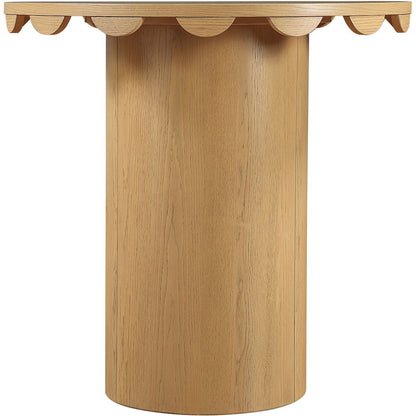 Dahlia 36" Natural Solid Wood And Natural Cane Counter Height Table