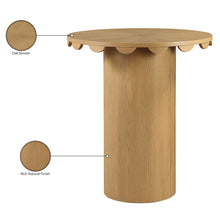 Dahlia 36" Natural Solid Wood And Natural Cane Bar Height Table