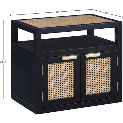 Cole Black Night Stand
