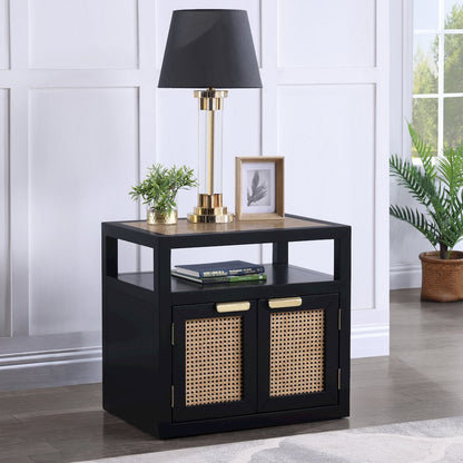 Cole Black Night Stand