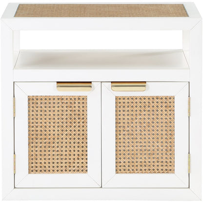 Cole White Night Stand