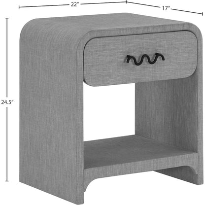 Medley Grey Night Stand / Side Table