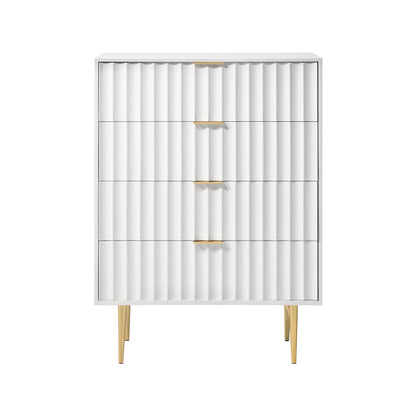 Modernist White Gloss Chest