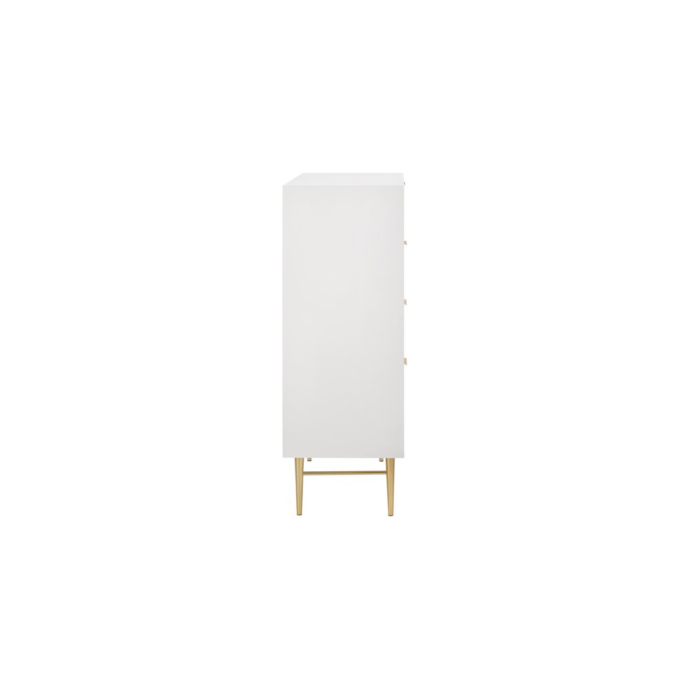 Modernist White Gloss Chest