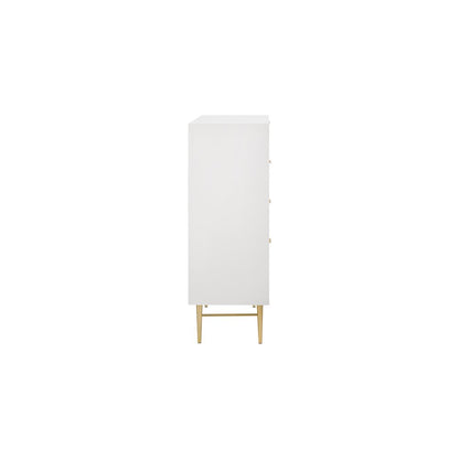 Modernist White Gloss Chest
