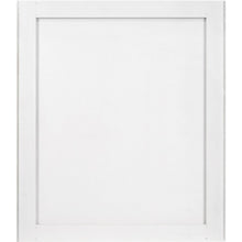 Modernist White Gloss Mirror