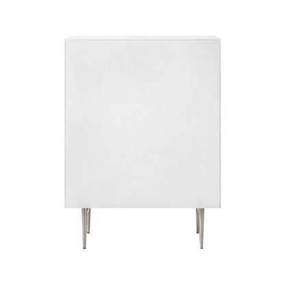 Modernist White Gloss Chest