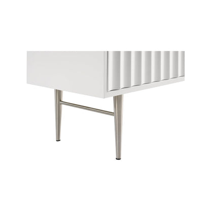 Modernist White Gloss Dresser