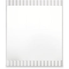 Modernist White Gloss Mirror