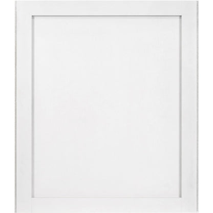 Modernist White Gloss Mirror