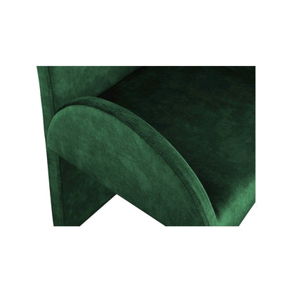 Summer Green Velvet Dining Arm Chair, Set of 2