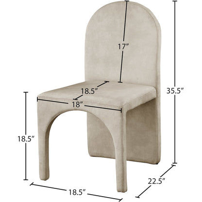 Summer Stone Velvet Dining Side Chair, Set of 2
