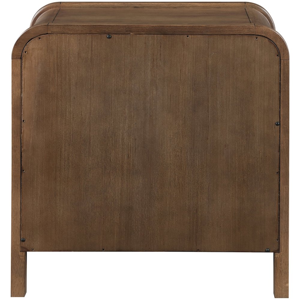 Harmony Brown Oak Veneer Rubberwood Night Stand