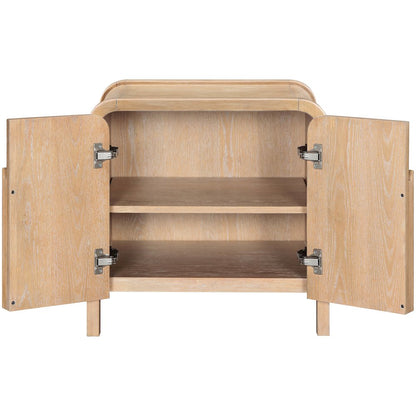 Harmony Natural Oak Veneer Rubberwood Night Stand