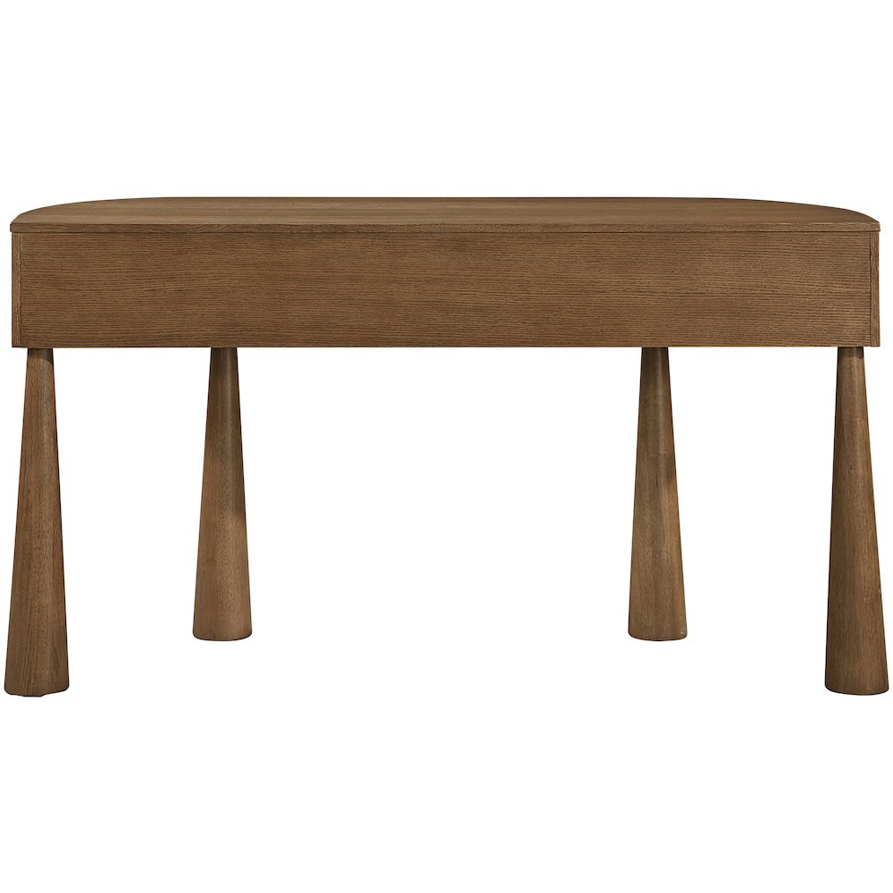 Oasis Brown Acacia Veneer And Solid Wood Console Table