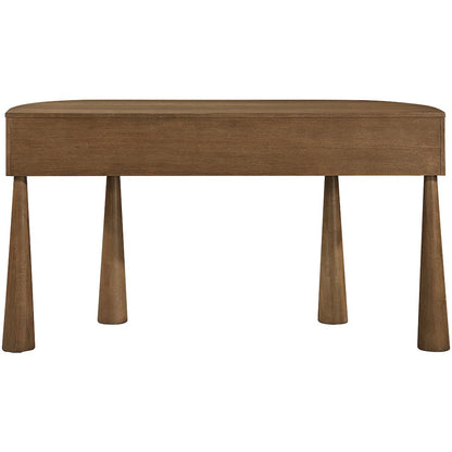 Oasis Brown Acacia Veneer And Solid Wood Console Table