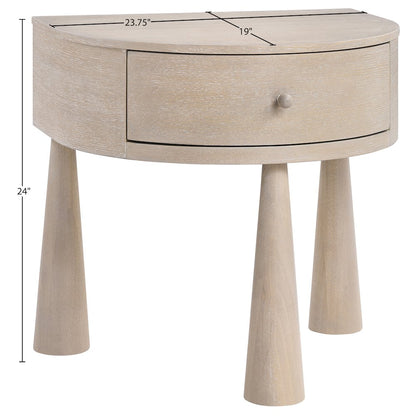 Oasis Natural Acacia Veneer And Solid Wood Night Stand