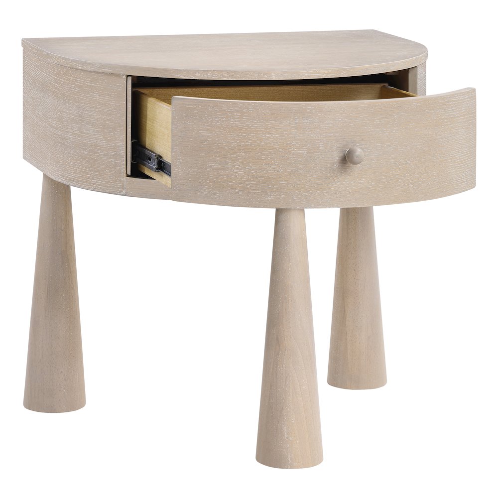 Oasis Natural Acacia Veneer And Solid Wood Night Stand