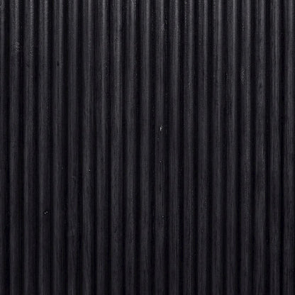 Astrid Black Solid Wood And Oak Veneer Nightstand