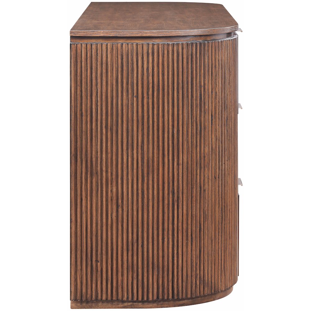 Astrid Brown Solid Wood And Oak Veneer Dresser