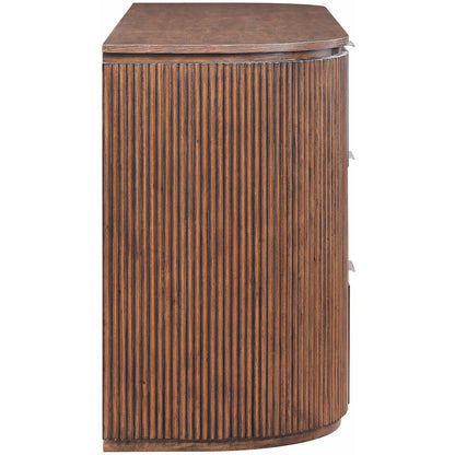 Astrid Brown Solid Wood And Oak Veneer Dresser