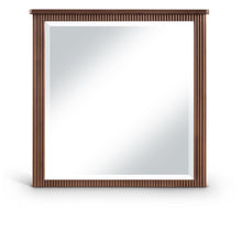 Astrid Brown Solid Wood And Oak Veneer Mirror