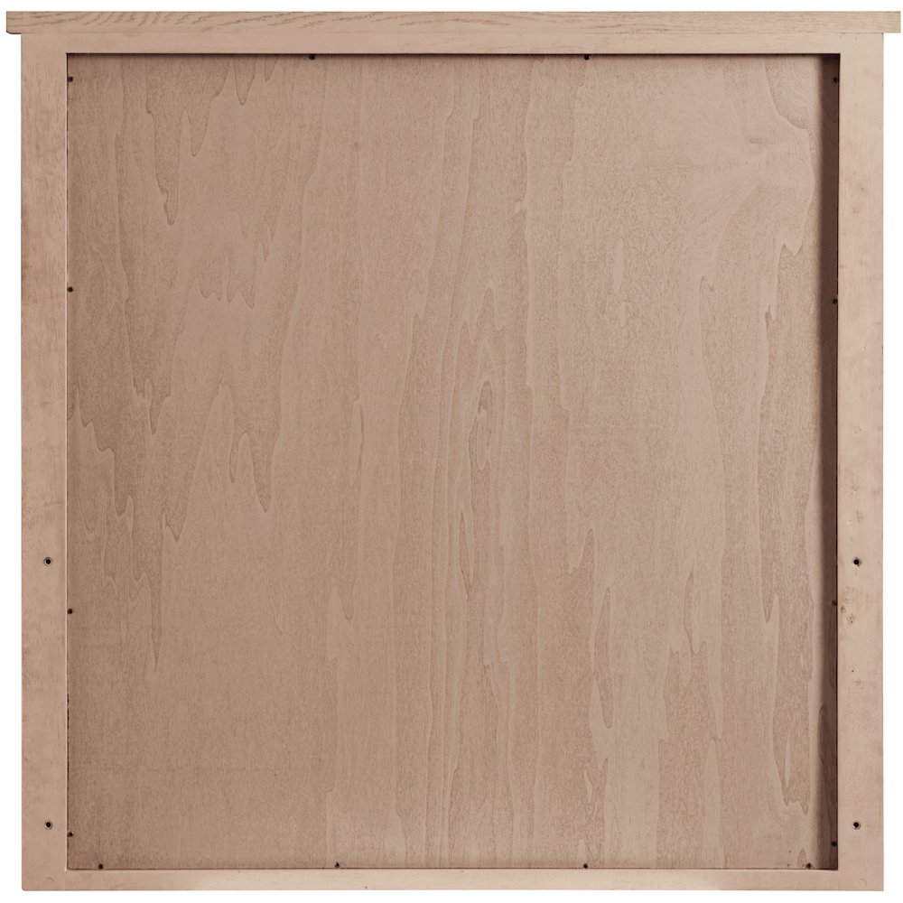 Astrid Brown Solid Wood And Oak Veneer Mirror