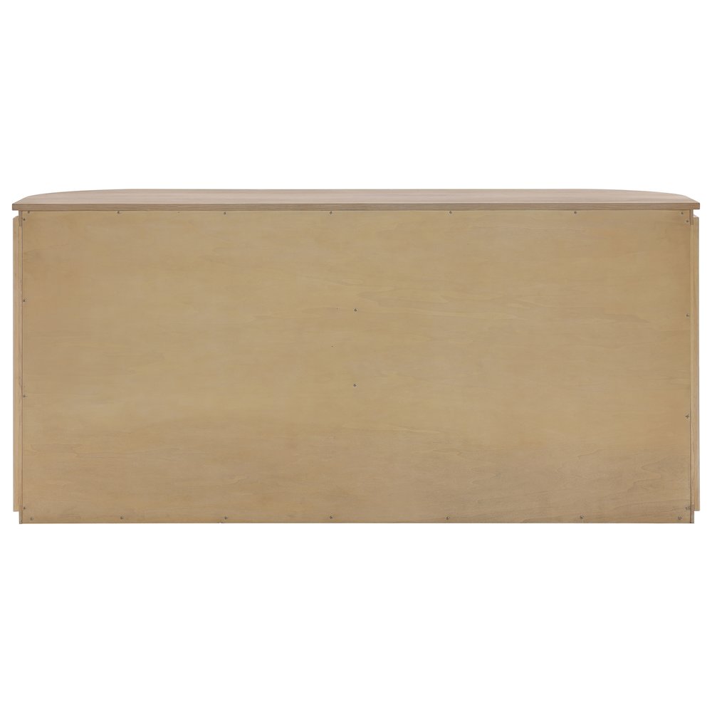 Astrid Natural Solid Wood And Oak Veneer Dresser