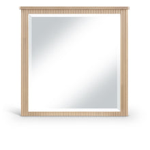 Astrid Natural Solid Wood And Oak Veneer Mirror