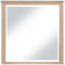 Astrid Natural Solid Wood And Oak Veneer Mirror