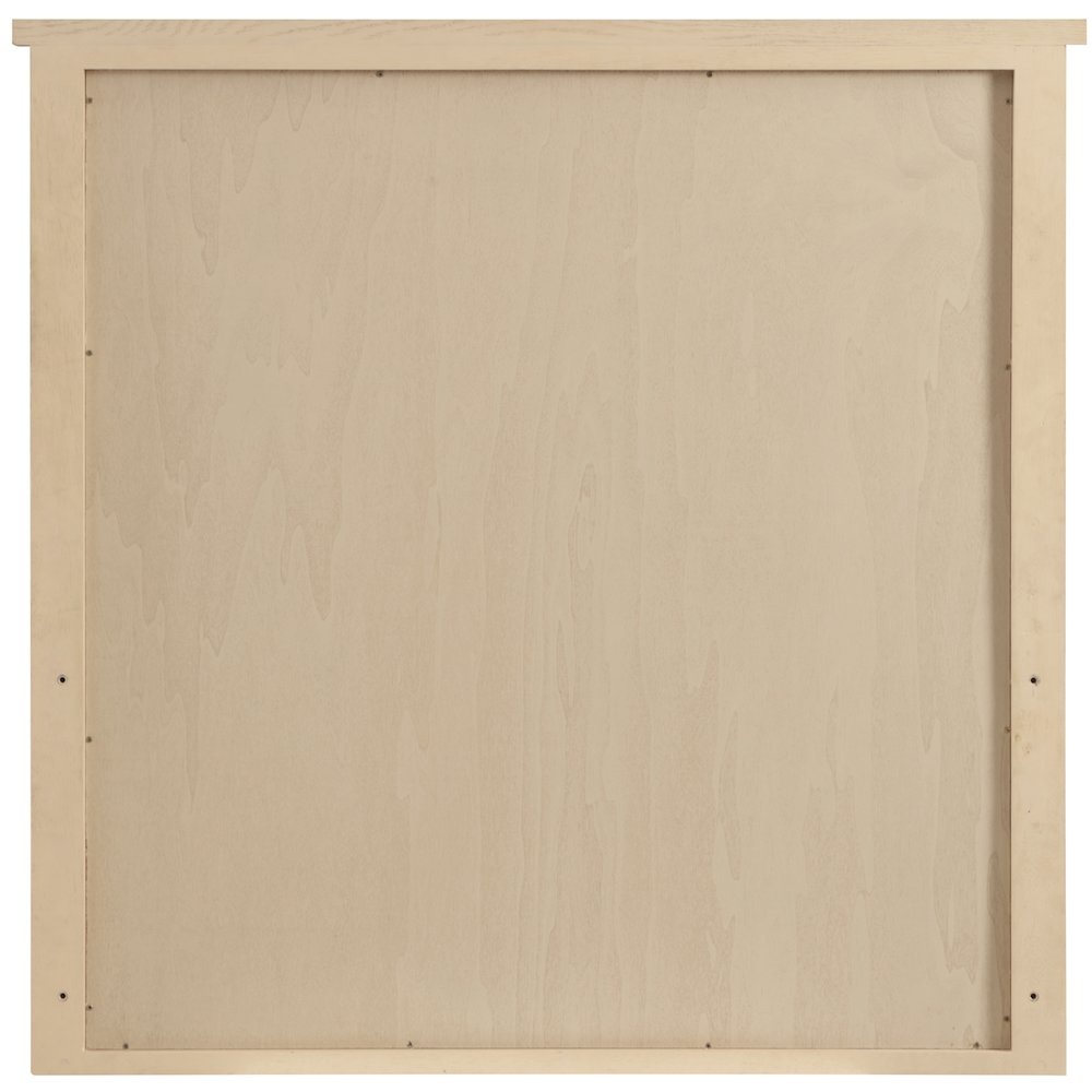 Astrid Natural Solid Wood And Oak Veneer Mirror