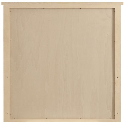 Astrid Natural Solid Wood And Oak Veneer Mirror