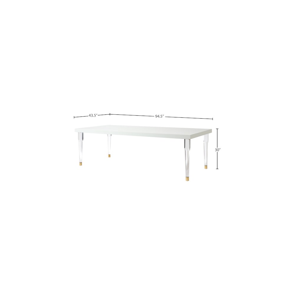 Bethany White Dining Table