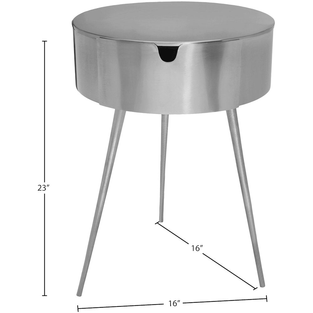 Bali Silver Night Stand