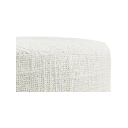 Jasper Cream Boucle Fabric Stool