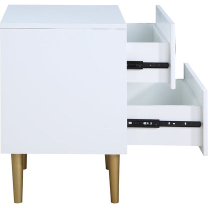 Zayne White Night Stand