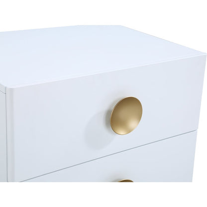 Zayne White Night Stand