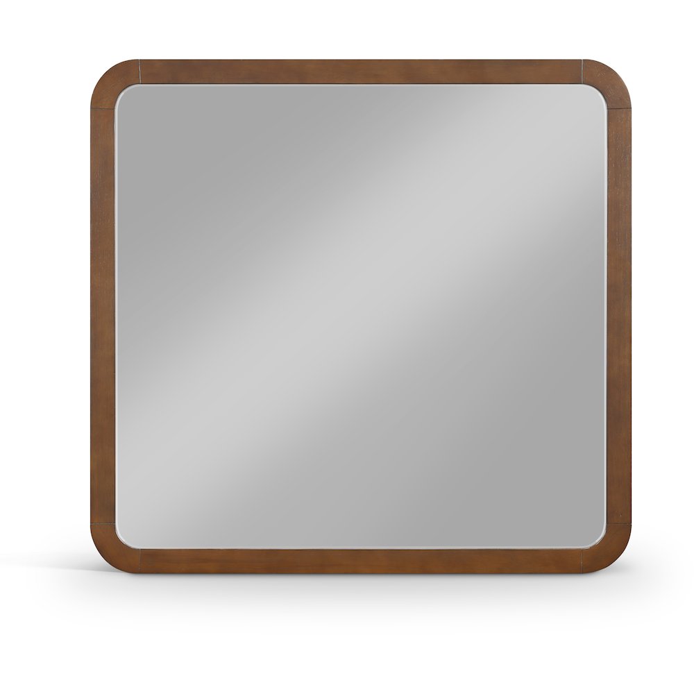 Giada Brown Solid Wood And Veneer Mirror