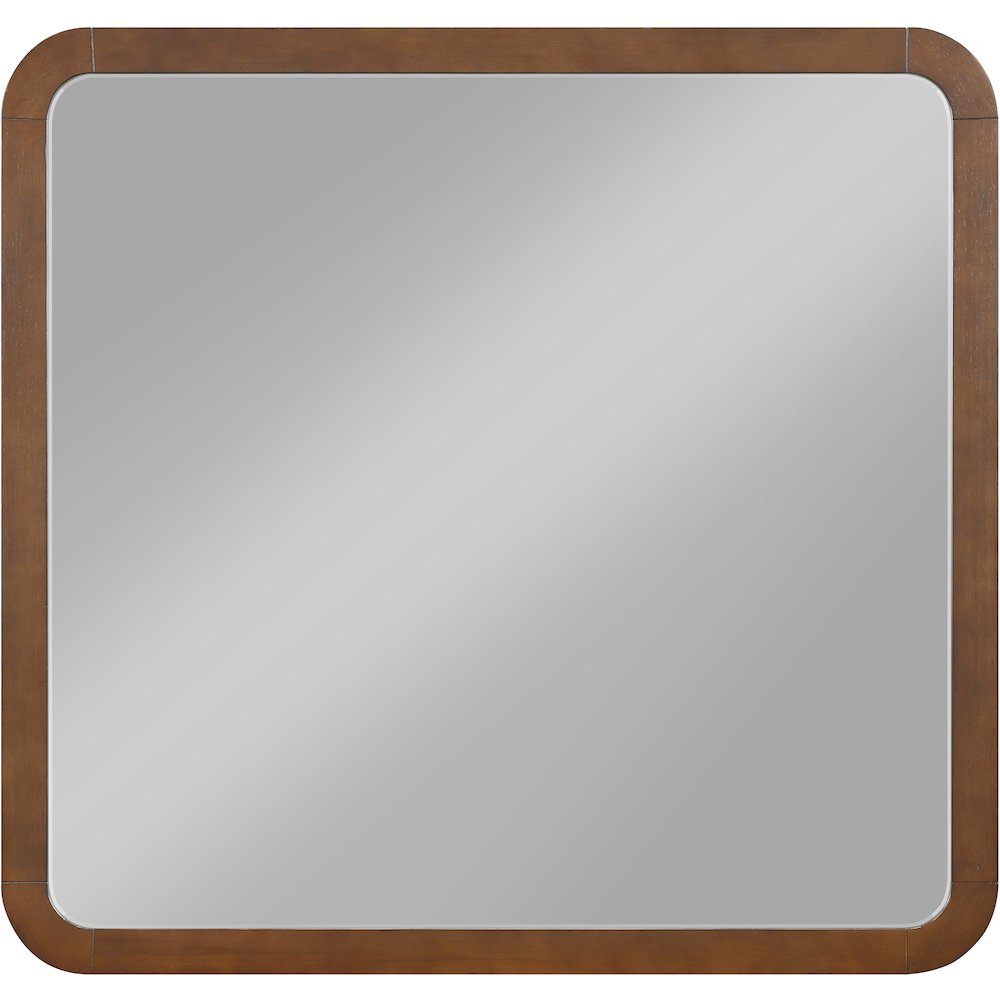 Giada Brown Solid Wood And Veneer Mirror