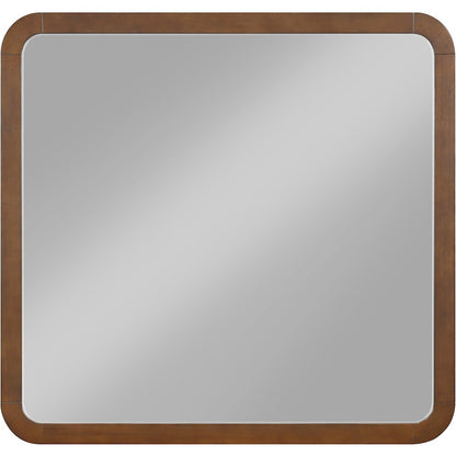 Giada Brown Solid Wood And Veneer Mirror