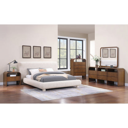 Giada Brown Solid Wood And Veneer Mirror