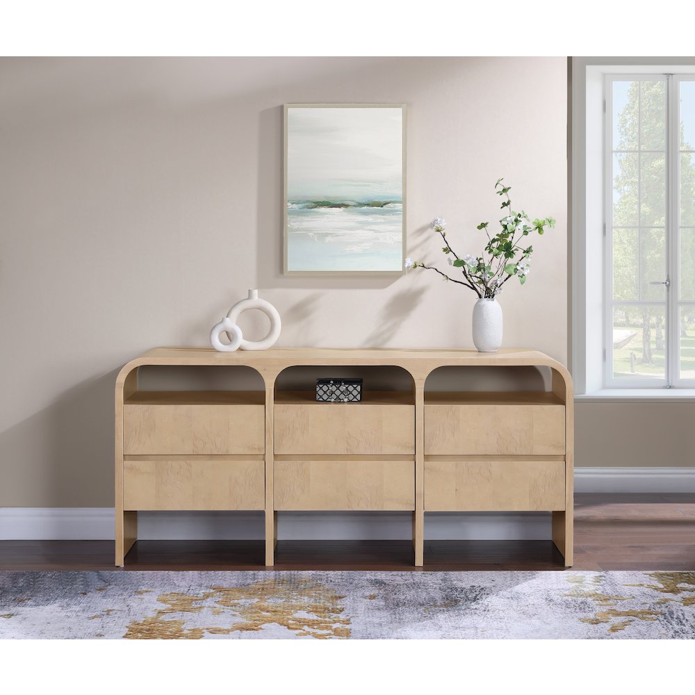 Giada Natural Solid Wood And Veneer Dresser