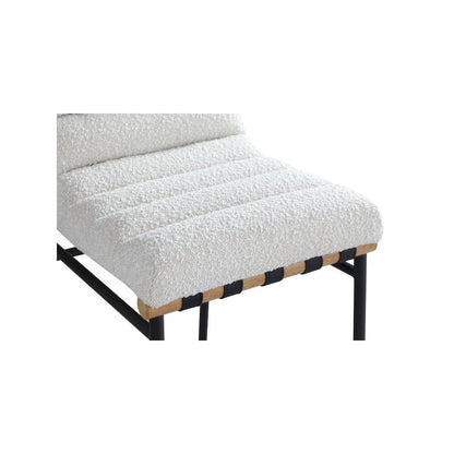 Burke Cream Boucle Fabric Bar Stool