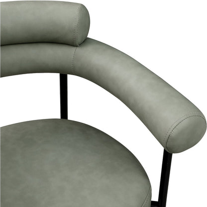 Blake Green Vegan Leather Dining Chair, Set of 2