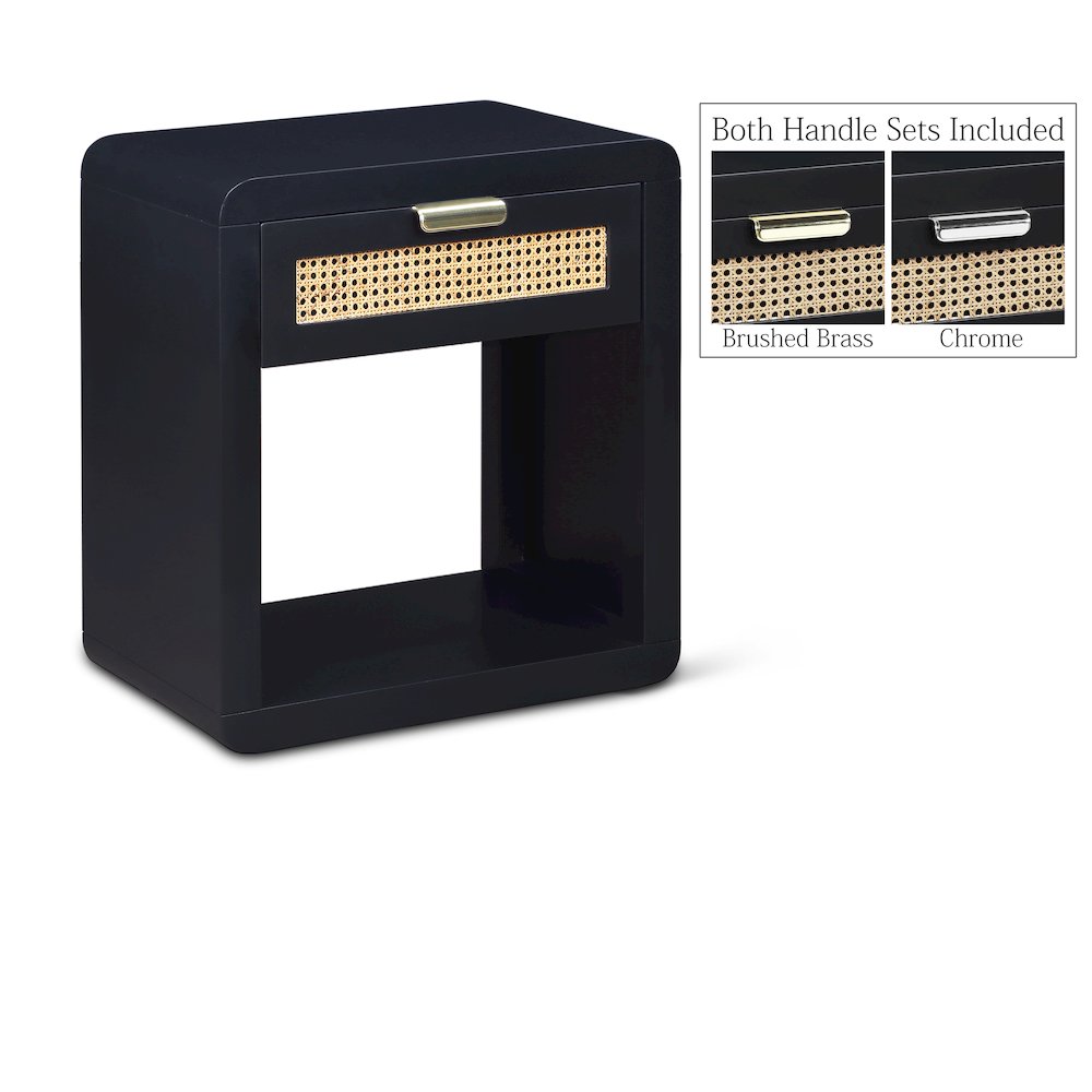 Langham Black Night Stand