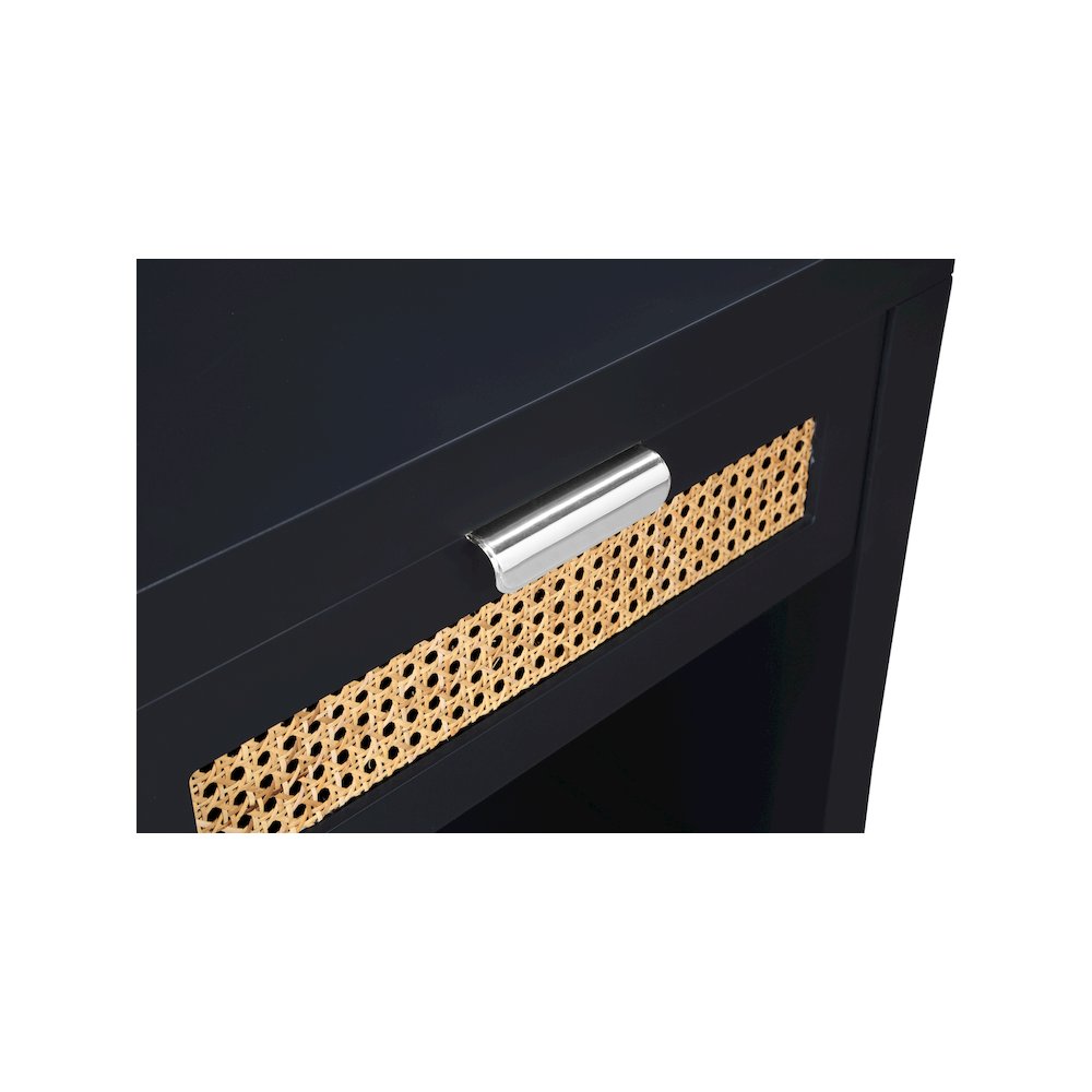 Langham Black Night Stand